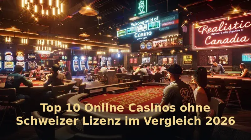 Top 10 Online Casinos ohne Schweizer Lizenz im Vergleich 2026